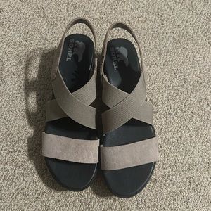 Sorel sandals size 11, like new only worn a few times